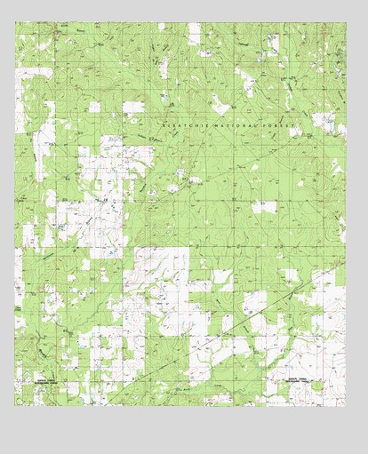 Hurricane Branch, LA USGS Topographic Map