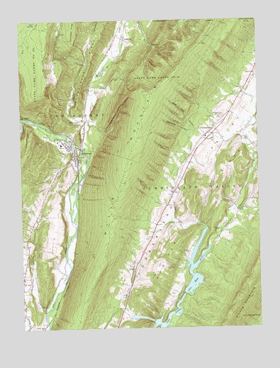 Hyndman, PA USGS Topographic Map