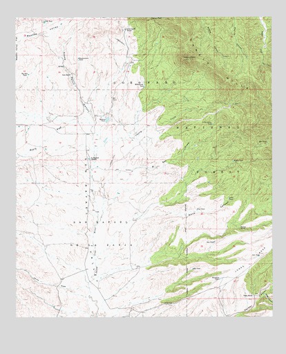 Canelo Pass, AZ USGS Topographic Map