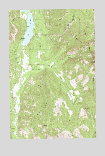 Ibex Peak, MT USGS Topographic Map
