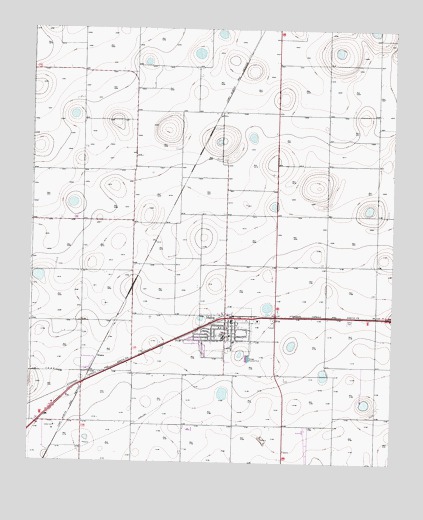Idalou, TX USGS Topographic Map