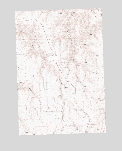 Igo Butte, OR USGS Topographic Map