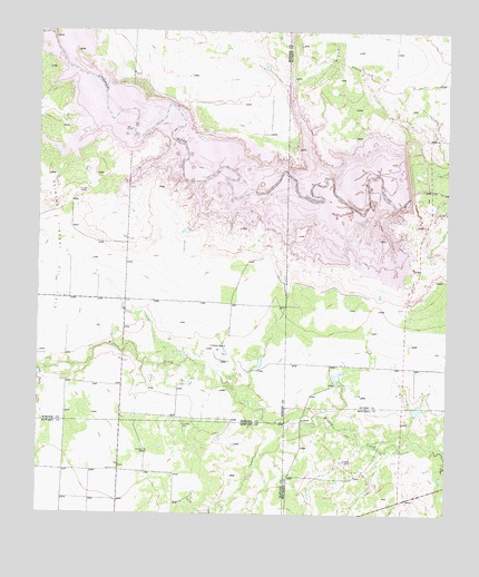 Ira SW, TX USGS Topographic Map