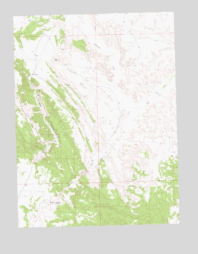 Irish Canyon, CO USGS Topographic Map