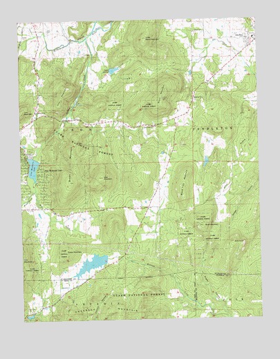 Iron Mountain Lake, MO USGS Topographic Map