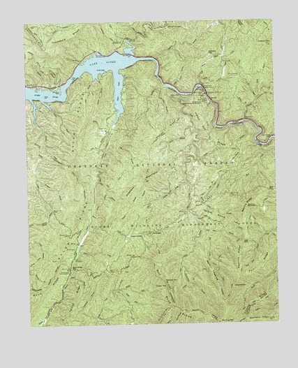 Caney Creek, TN USGS Topographic Map