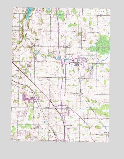 Jackson, WI USGS Topographic Map