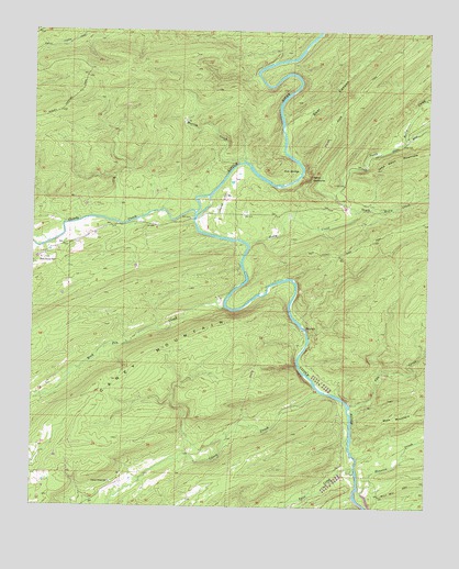 Caney Mountain, OK USGS Topographic Map