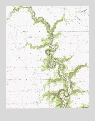 Jaritas Ranch, NM USGS Topographic Map