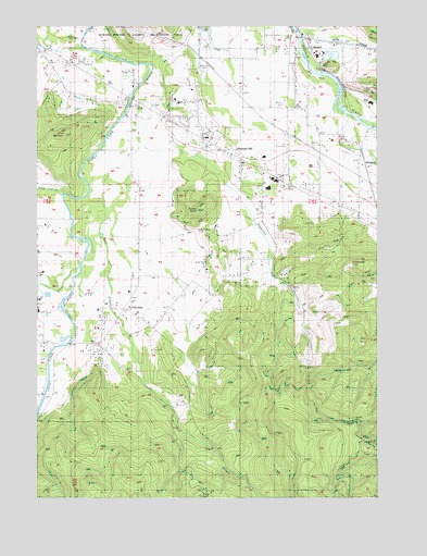 Jasper, OR USGS Topographic Map