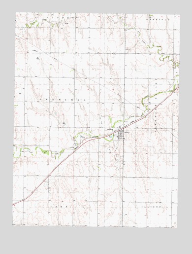 Jennings, KS USGS Topographic Map