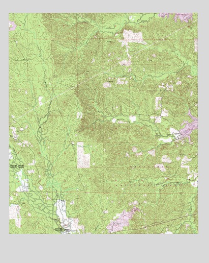 Jericho, LA USGS Topographic Map