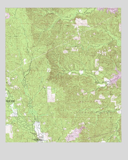 Jericho, LA USGS Topographic Map