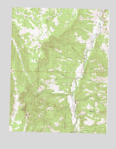 Alpine Plateau, CO USGS Topographic Map
