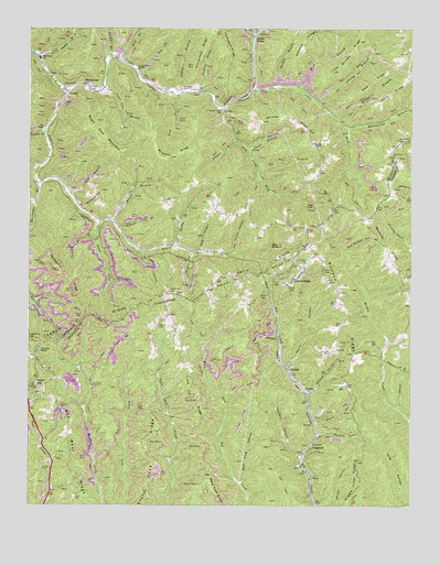 Jewell Ridge, VA USGS Topographic Map