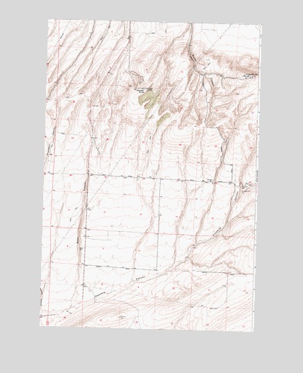 Johnson Butte, WA USGS Topographic Map
