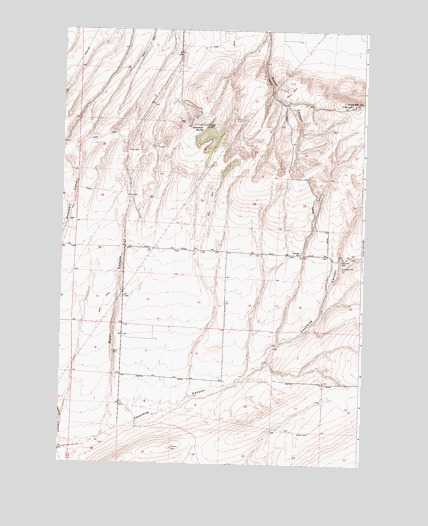 Johnson Butte, WA USGS Topographic Map