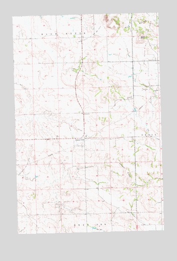Johnsons Corner, ND USGS Topographic Map