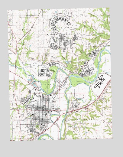Junction City, KS USGS Topographic Map