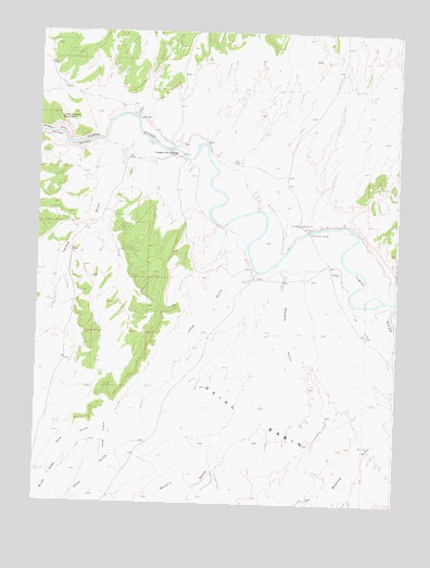 Juniper Hot Springs, CO USGS Topographic Map