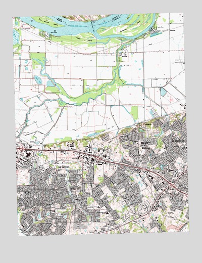 Kampville, MO USGS Topographic Map