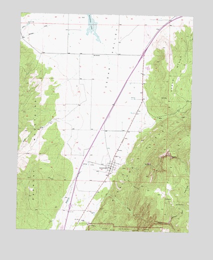 Kanarraville, UT USGS Topographic Map