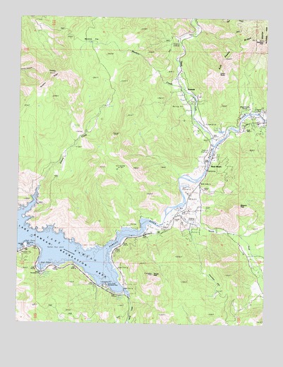 Kaweah, CA USGS Topographic Map