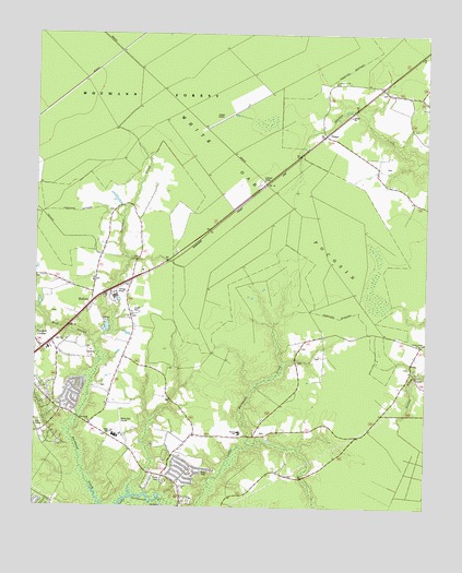 Kellum, NC USGS Topographic Map