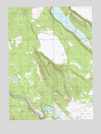 Keno, OR USGS Topographic Map