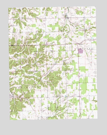 Kent, IN USGS Topographic Map