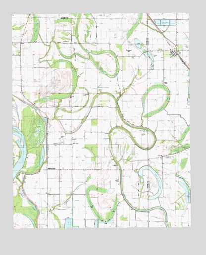 Keo, AR USGS Topographic Map