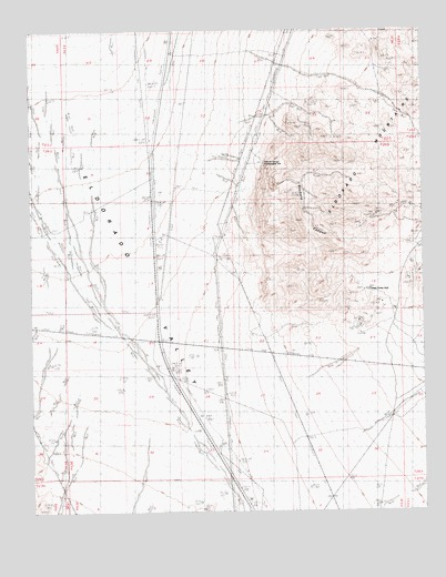 Keyhole Canyon, NV USGS Topographic Map
