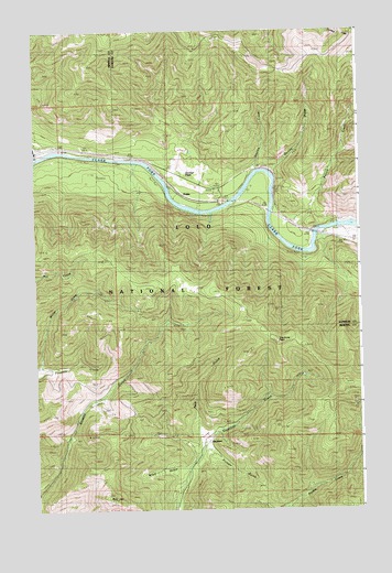 Keystone Peak, MT USGS Topographic Map