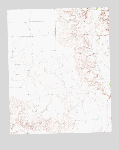 King SE, TX USGS Topographic Map