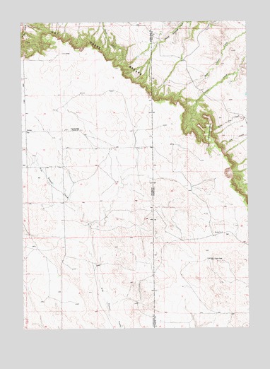 Kirtley, WY USGS Topographic Map