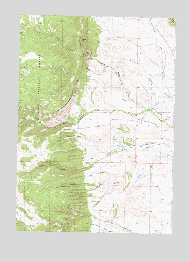 Klondike Ranch, WY USGS Topographic Map