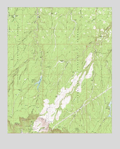 Knoll Lake, AZ USGS Topographic Map