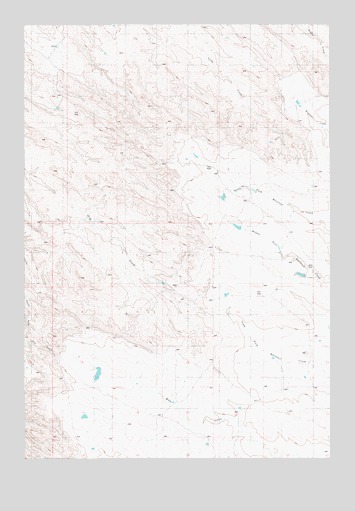 Knudson Draw NE, MT USGS Topographic Map