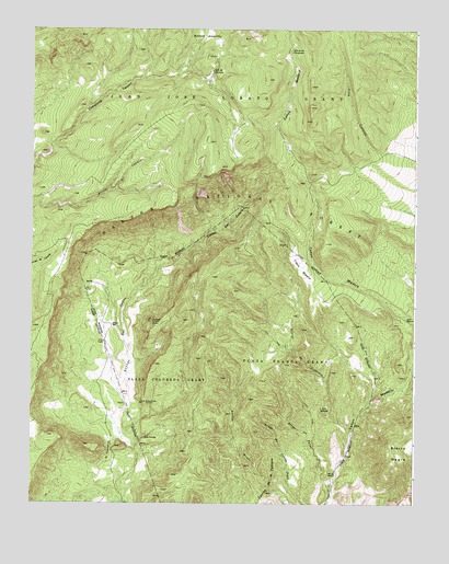Canjilon SE, NM USGS Topographic Map