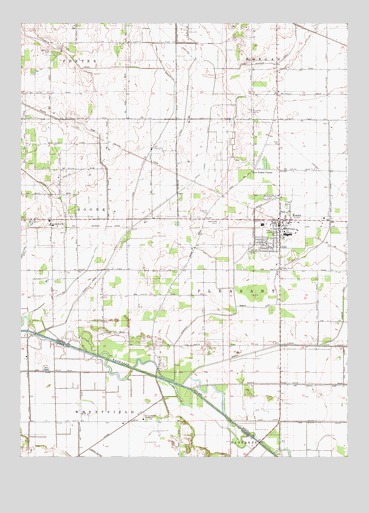 Kouts, IN USGS Topographic Map