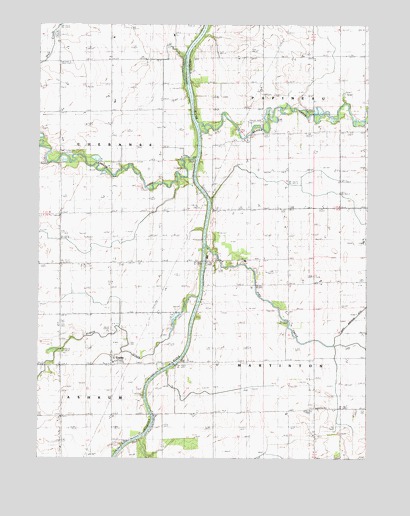 L'Erable, IL USGS Topographic Map