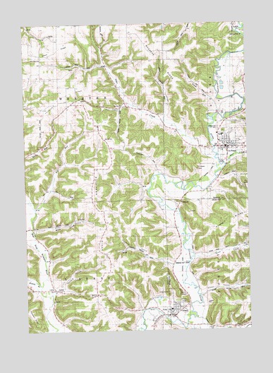 La Farge, WI USGS Topographic Map