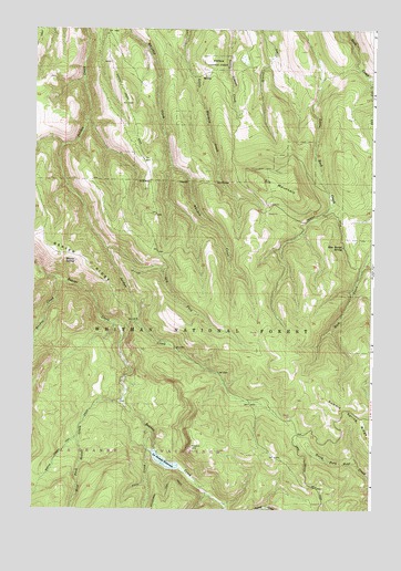 La Grande Reservoir, OR USGS Topographic Map
