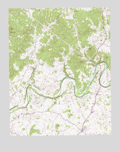 Canmer, KY USGS Topographic Map