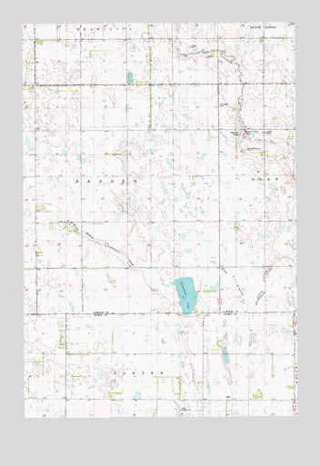 LaMoure SW, ND USGS Topographic Map