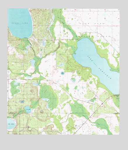 Lake Arbuckle, FL USGS Topographic Map