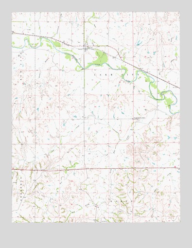 Lake City, KS USGS Topographic Map