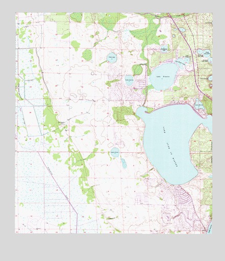 Lake June In Winter, FL USGS Topographic Map
