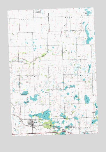 Lake Park, MN USGS Topographic Map