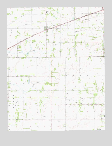 Langdon, KS USGS Topographic Map